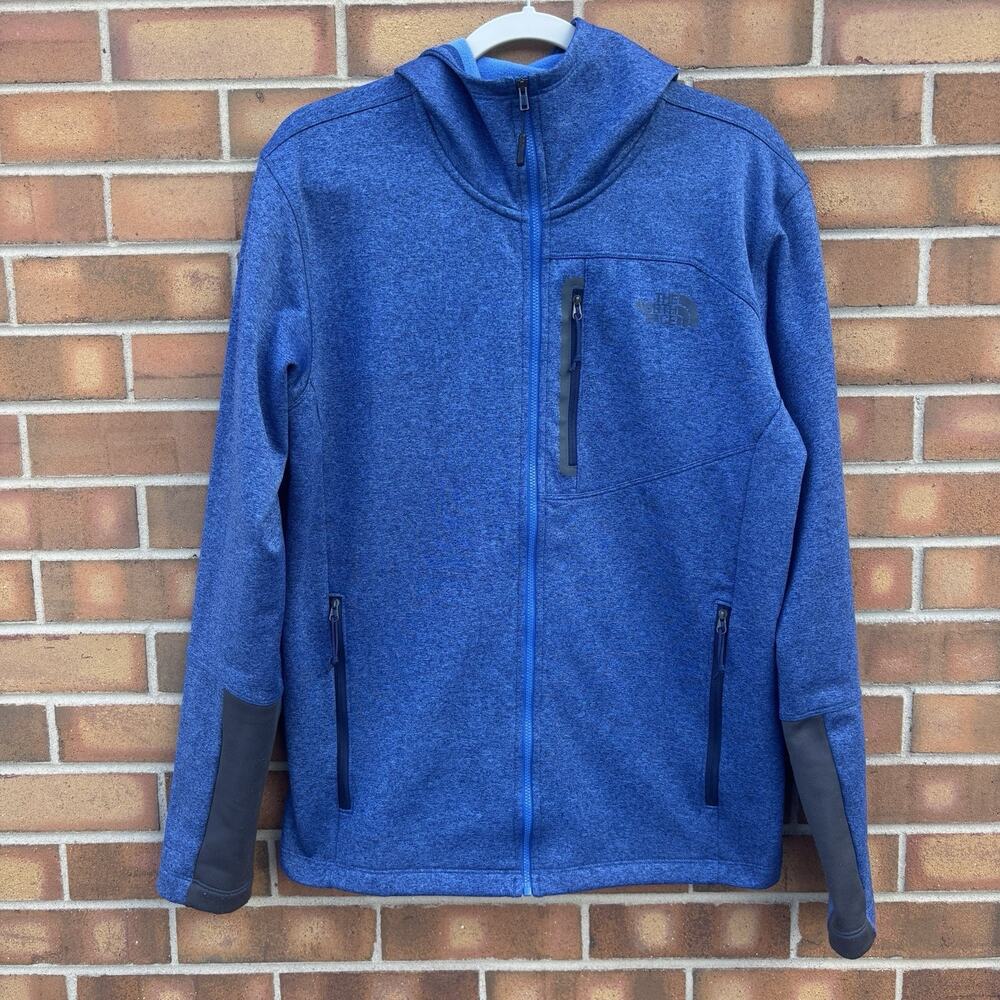 North Fleece Mens Medium CanyonLands Full Zip Jacket Blue